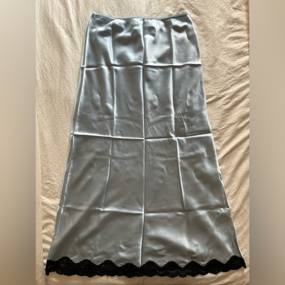 reformation lane top aerie skirt silk set - Picture 3 of 5